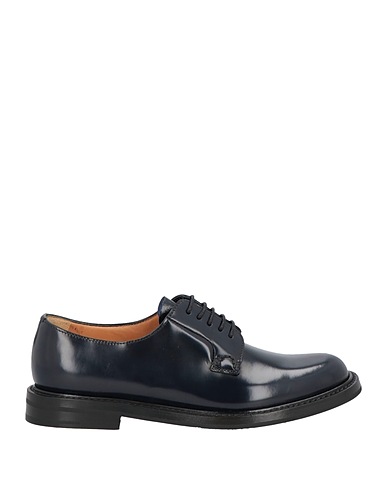 CHURCH'S Stringate Blu notte Pelle