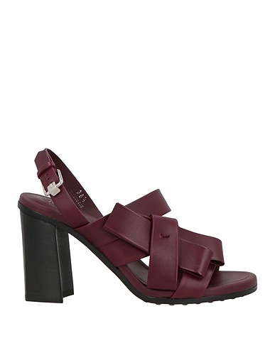 TOD'S Sandals Plum Leather