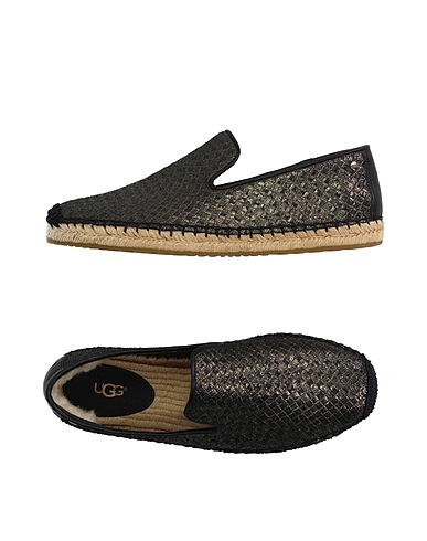 UGG Espadrilles Black Soft Leather