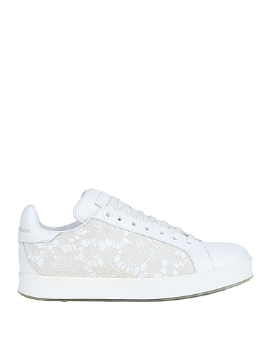 DOLCE&GABBANA Sneakers 52% Pelle di vitello, 25% Poliestere, 8% Gomma naturale, 8% Altre Fibre, 7% Cotone