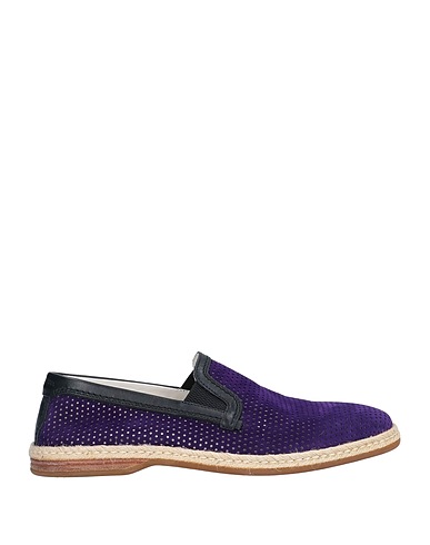 DOLCE&GABBANA Espadrilles Purple 81% Goat skin, 19% Calfskin