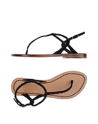 Maliparmi Toe Strap Sandals In Black