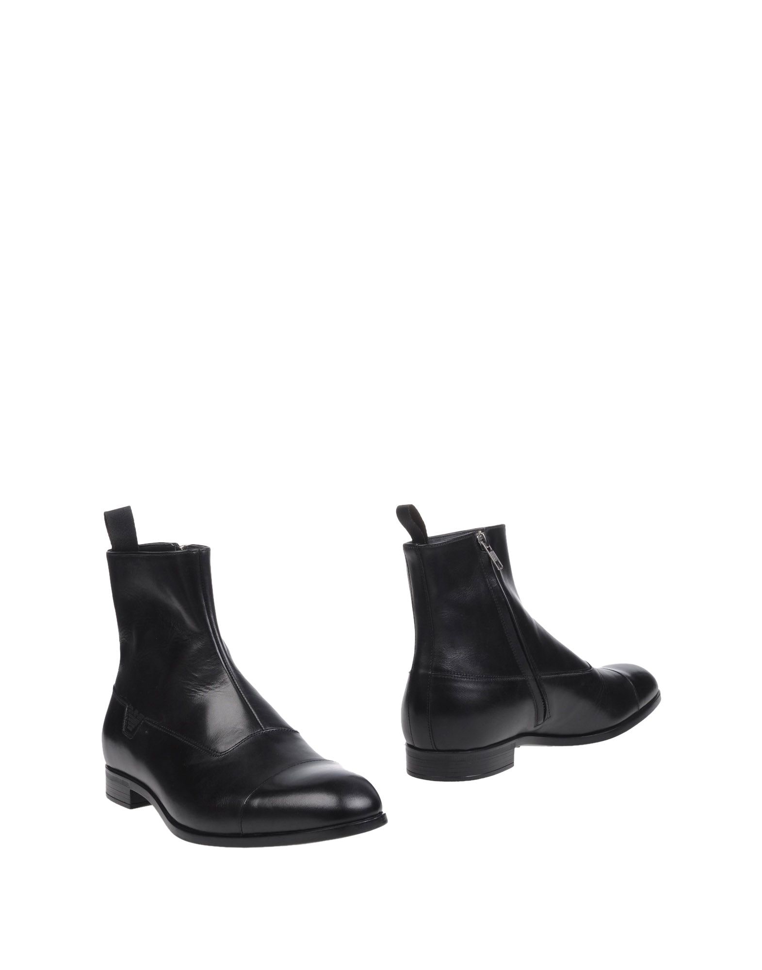 armani black boots