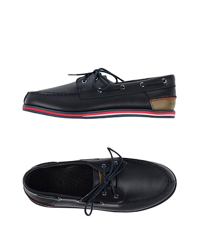 BOSS Formal shoes Midnight blue Soft Leather