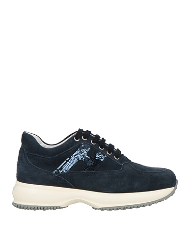 HOGAN Sneakers Navy blue Leather