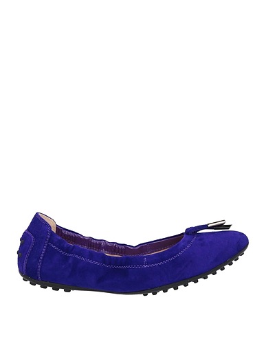 TOD'S Ballet flats Blue Leather