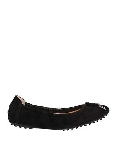 TOD'S Ballet flats Black Leather