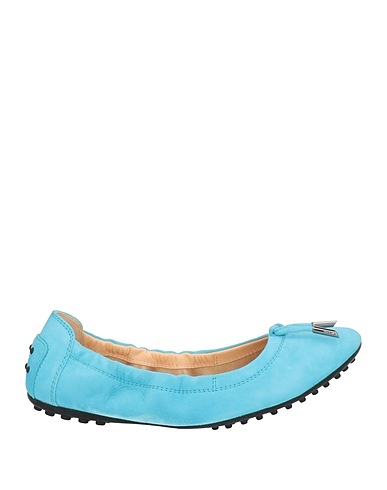 TOD'S Ballerinas Tūrkis Leder
