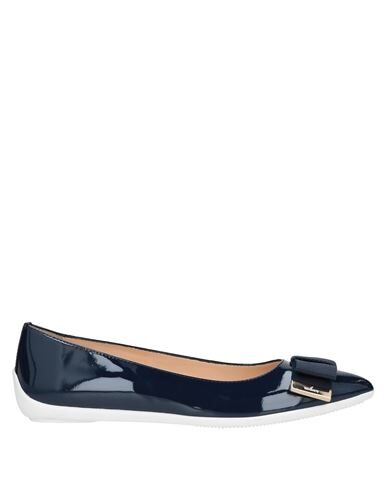 Hogan Ballet Flats In Dark Blue