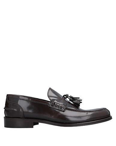 BRUNO VERRI Loafers Dark brown Leather