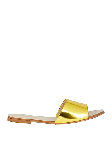 CARLO PAZOLINI Sandals Gold Leather