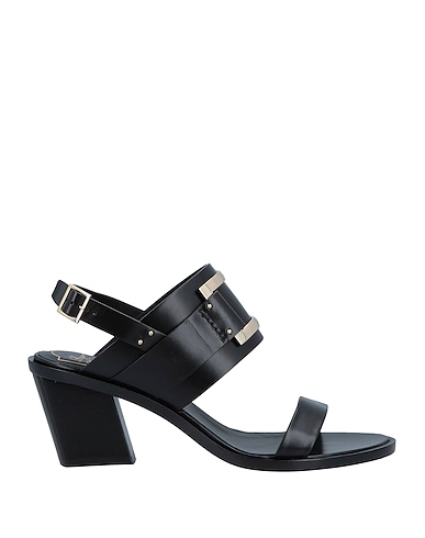 ROGER VIVIER Sandals Black Soft Leather