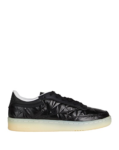 REEBOK Sneakers CLUB C 85 HYPE META 
 Black Leather, Textile fibres