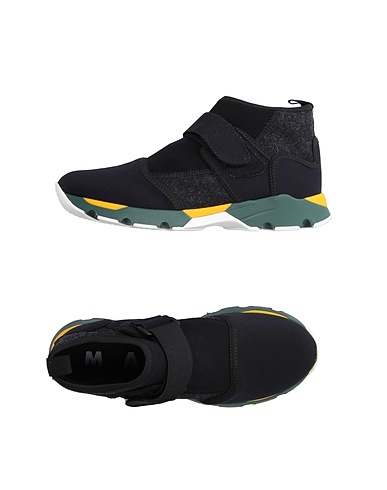 MARNI Sneakers Black Textile fibers