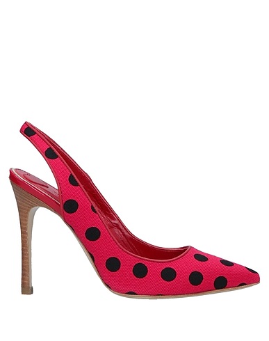 KATIE GRAND LOVES HOGAN Pump Fuchsia Textile fibers, Leather