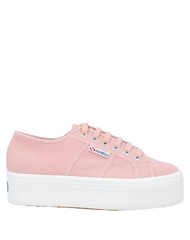 SUPERGA Sneakers Rosa antico Fibre tessili