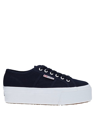 SUPERGA Sneakers Midnight blue Textile fibres