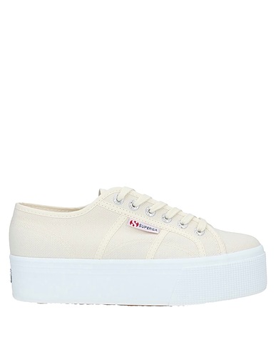 SUPERGA Sneakers Ivory Textile fibres