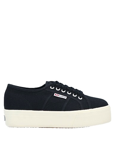 SUPERGA Sneakers Noir Fibres textiles
