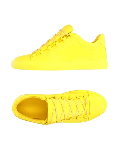 BALENCIAGA スニーカー イエロー 革（なめし加工）