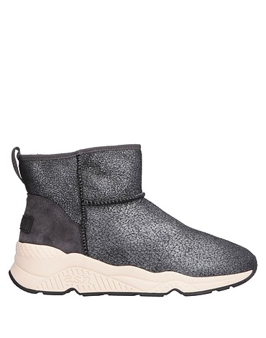 ASH Ankle boot Charcoal Soft Leather, Shearling