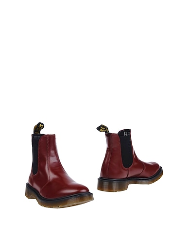 DR. MARTENS Ankle boot Burgundy Soft Leather