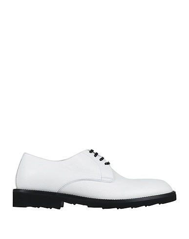 DOLCE&GABBANA Laced shoes White 100% Calfskin