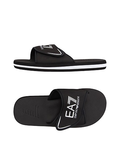 EA7 サンダル SEA WORLD SW M SLIPPER
 ブラック ゴム