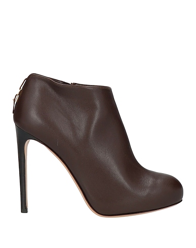 FERRAGAMO Ankle boot Dark brown Calfskin