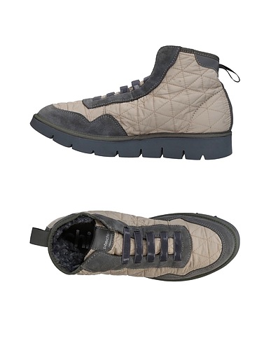 PANCHIC Sneakers Taupe Textile fibres, Soft Leather
