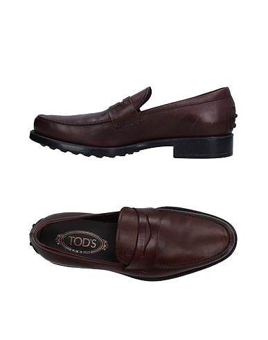 TOD'S Loafers Dark brown Soft Leather