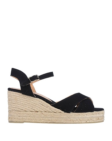 CASTAÑER Espadrilles Black Textile fibres