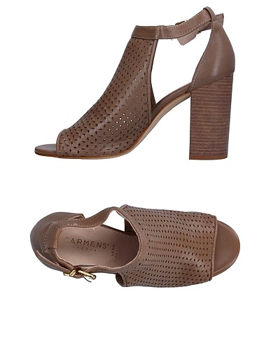 CARMENS Sandals Khaki Soft Leather