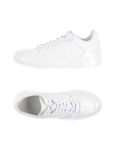 BALENCIAGA Sneakers White Leather, Other Fibres