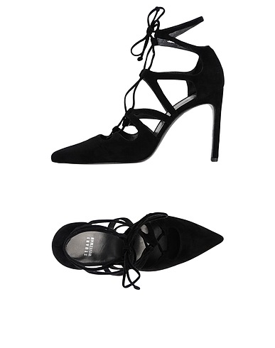 STUART WEITZMAN Pump Black Leather