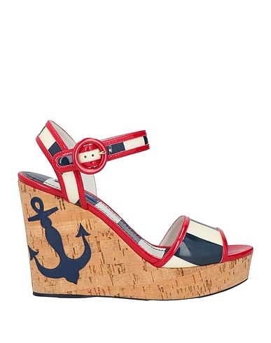 DOLCE&GABBANA Mules and clogs Midnight blue Textile fibers