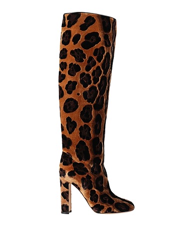 DOLCE&GABBANA Boots Camel 90% Viscose, 10% Calfskin