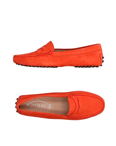 TOD'S Loafers Coral Calfskin