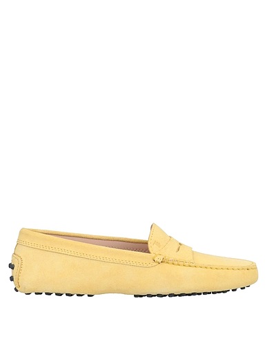 TOD'S Loafers Pastel yellow Calfskin