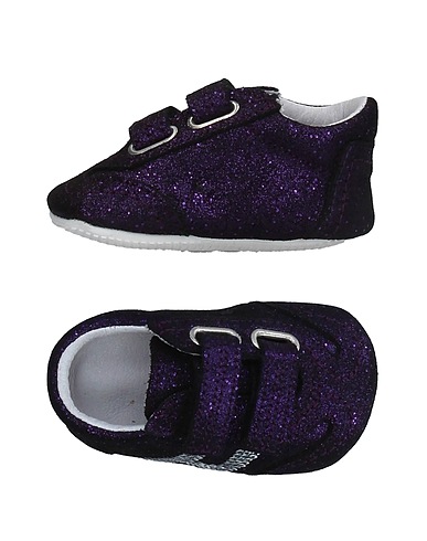 HOGAN Newborn shoes Purple Leather