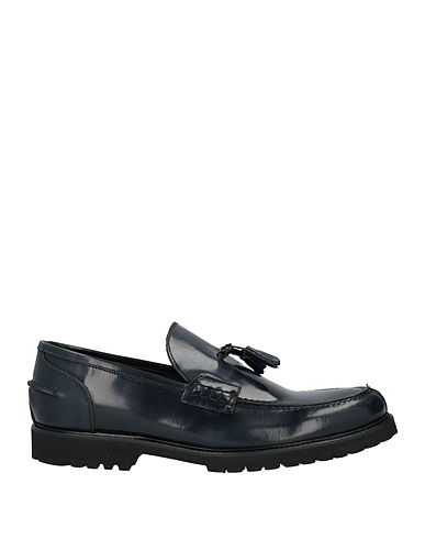 BRUNO VERRI Loafers Midnight blue Leather