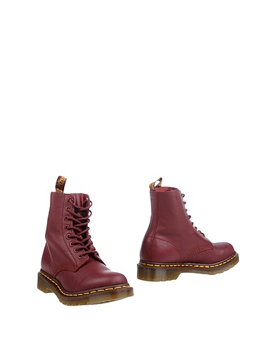 DR. MARTENS Ankle boot Burgundy Soft Leather