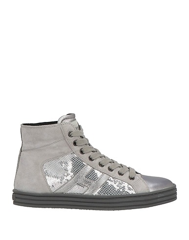 HOGAN REBEL Sneakers Light grey Leather