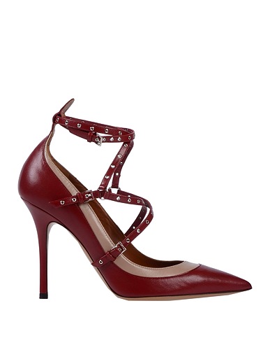 VALENTINO GARAVANI Court Burgundy Soft Leather