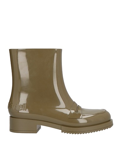 N°21 # KARTELL Ankle boot Military green Rubber