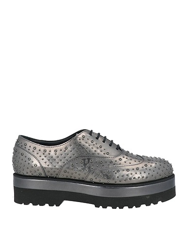 HOGAN Laced shoes Lead Leather