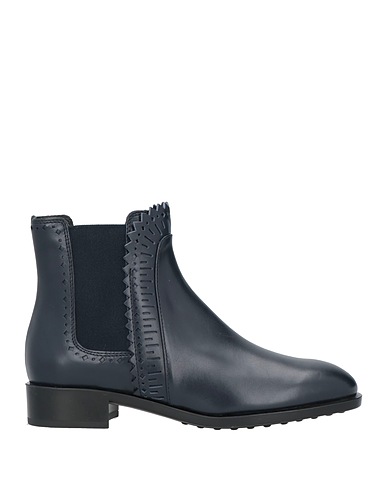 TOD'S Ankle boot Midnight blue Leather