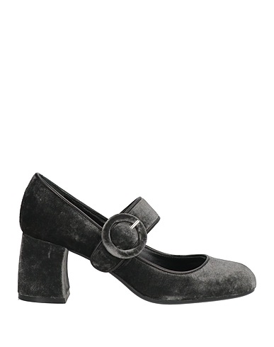 ROBERTO FESTA Pump Grey Textile fibers, Leather