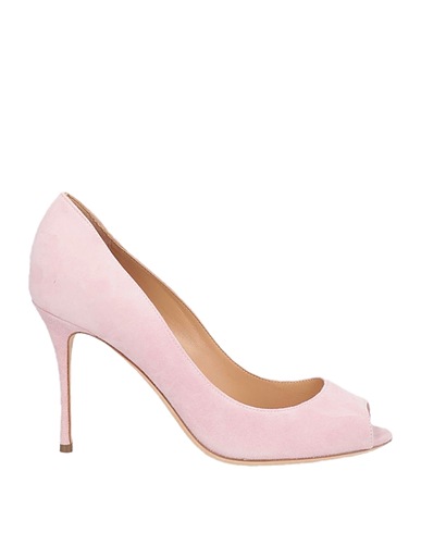SERGIO ROSSI Court Pink Leather