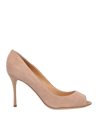 SERGIO ROSSI Court Blush Leather